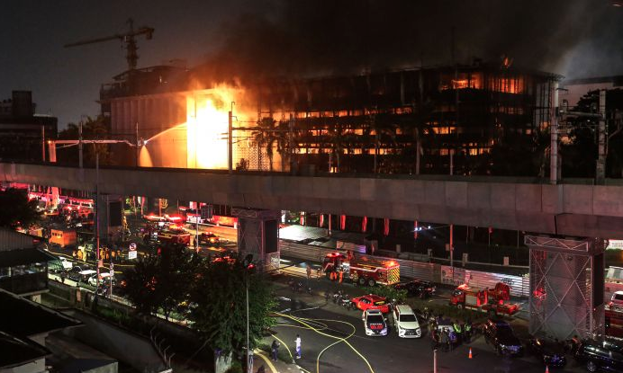  Kebakaran di Gedung Kejagung Berhasil Dipadamkan