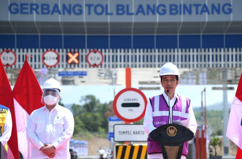  Presiden Jokowi Meresmikan Tol Pertama di Bumi Serambi Mekah