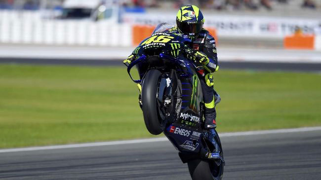  Hasil Tes Covid-19 Negatif, Rossi Terbang ke Valencia