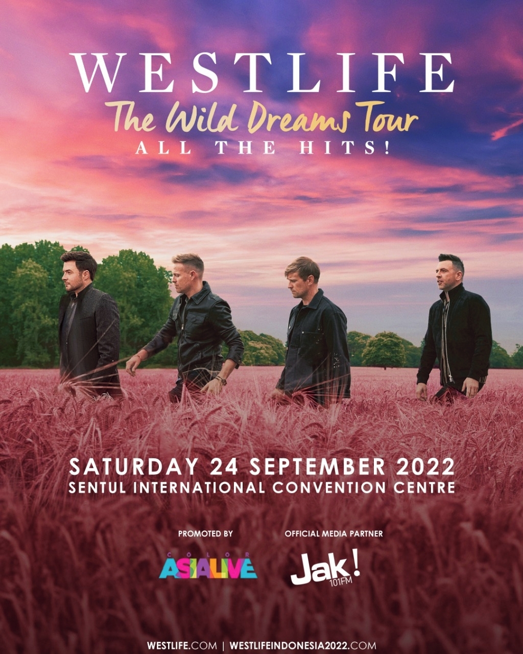  WESTLIFE The Wild Dreams Tour 2022