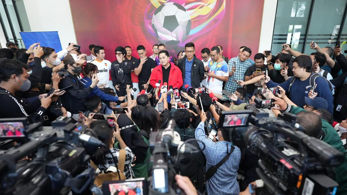 Erick Thohir: Butuh Nyali Bersihkan PSSI