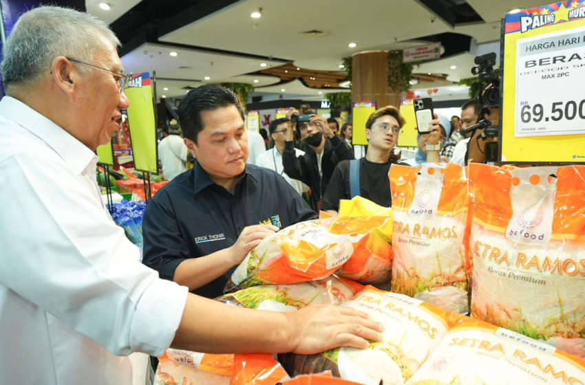  BUMN Melalui BULOG Pastikan tidak Ada Kekurangan Beras