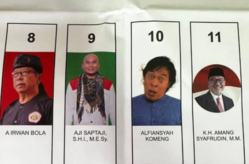  Komeng Nyaleg: Berikut 6 Kejadian Lucu Pemilu 2024 Versi Netizen X