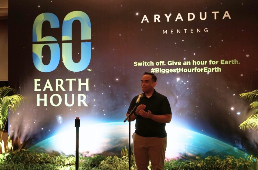  ARYADUTA MENTENG Mendukung Penuh Kegiatan EARTH HOUR 2024